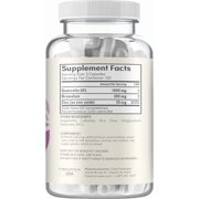 Clear Formulas Quercetin with Bromelain and Zinc Supplement Capsules 1000mg, Immune Support, 240 Count