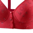 thumbnail image 3 of Lmueinov Bras for Women Supportive Wireless Push Up Bra Full Coverage No Underwire Floral Print Bralettes for Older Women, 3 of 3