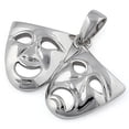 thumbnail image 1 of 925 Sterling Silver Face Pendant Jewelry, 1 of 2