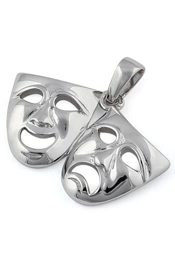 Face Mask 925 Sterling Silver Valentines Day Gifts Pendant Jewelry