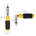 thumbnail image 3 of TFixol Quick-change Ratcheting Screwdriver 1/4 Inch Magnetic Ratchet Screwdriver 5 Positions Bits Holder Sturdy Ratchet Tool, 3 of 7