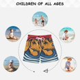 thumbnail image 6 of FORMRS Boys Swim Trunks Quick Dry Mesh Liner Boardshorts Sizes XS-XL, Blue Dog Artist, 6 of 7