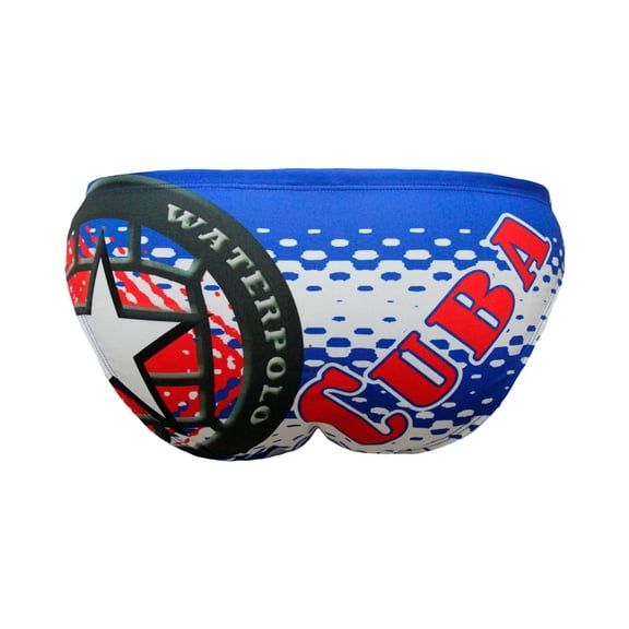 Swimming Men's Swimsuit Brief Athletic Swimwear Waterswim Cuba Star Waterpolo Underwater Rugby High Performance