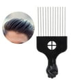 thumbnail image 5 of M Buder Men's Retro Oil Hair Hairdressing Comb Portable Wide Large Alloy Tooth Hairstyle Comb For Home Professional Salon Detangling Anti-Static Styling Tool, Black, 6.7 inches, 5 of 10
