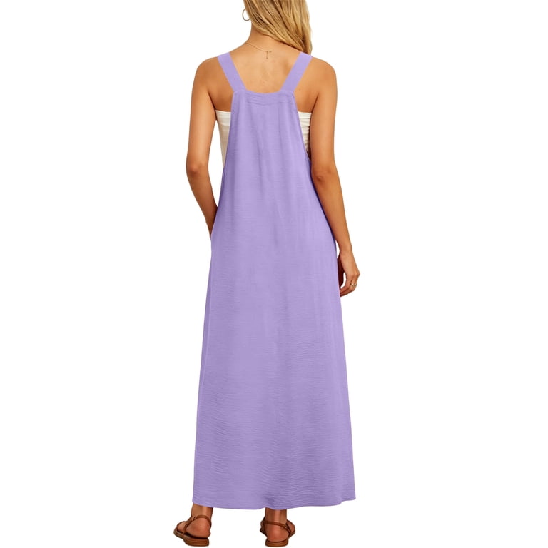 pinafore dress purple Inspire Chic Women's Corduroy V Neck A-Line Mini Overall Pinafore Dress M Light Purple, Size: Medium, Red