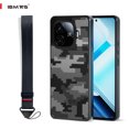 thumbnail image 4 of for vivo iQOO Z9 Turbo/Y200 GT Case,Military Grade Drop Tested, Shockproof Matte Translucent Hard Back Slim Protective Case. Camo Black, 4 of 5