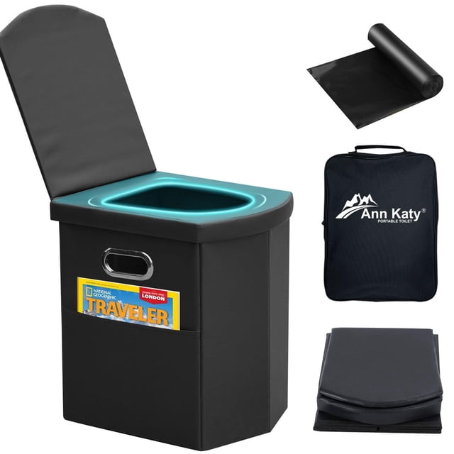 Inodoro portátil Ann Katy Upgrade XL para adultos y niños