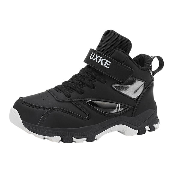 WZEIIOT Little Boys Boots Winter Ankle Fashion Print Warm Comfortable Athletic Outdoor Shoes Us Size:12.5