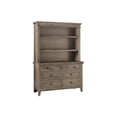 thumbnail image 2 of Westwood Design Leland Traditional Wood Bookcase in Sandwash Gray, 2 of 3