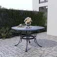 thumbnail image 3 of Sanibel Black Outdoor Dining Table, 3 of 10