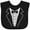 AB-Black, variant on Inktastic Tuxedo Boys Baby Bib