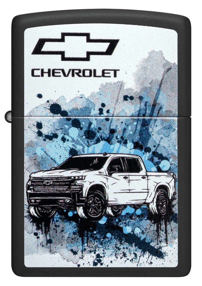 Pro-Cut ZIP-48756 2024 Zippo 218 Chevrolet Truck Lighter, Black Matte