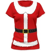 Mrs. Santa Claus Womens T-Shirt Costume Christmas Gift Xmas Female Adult Cosplay