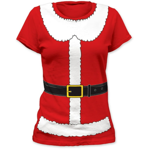 Ms. Santa Claus Femmes T-Shirt Costume Noël Cadeau Noël Femme Adulte Cosplay