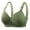 Green, variant on Utoimkio Comfortable Front Closure Bras for Older Women No Underwire Breathable Everyday Bras for Women Full Coverage Bras