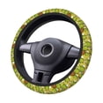 thumbnail image 4 of Daiia Tropical Summer Fruit Steering Wheel Cover Auto Steering Wheel Covers Breathable Anti-Slip Steering Wheels Car Interior Decor Accessories for Men Women Universal 15 Inch, 4 of 8