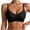 Black, variant on qelini Wireless Push up Bra Plus Size for Women Lightly Lined Full Coverage T-Shirt Bra with Lift Support & Back Smoothing