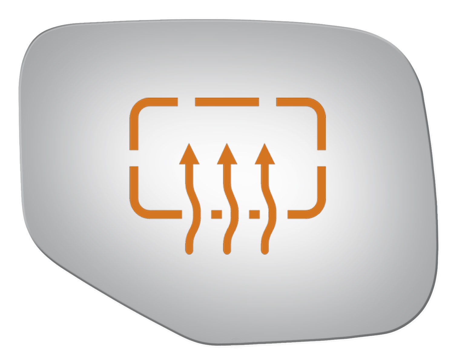 Burco Side View Mirror Replacement Glass - Clear Glass - 5172H