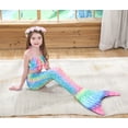 thumbnail image 6 of Mermaid Tail for Swimming with Monofin Mermaid Tail Swimsuit Bathing suit Costume for Girls, 6 of 7