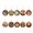 Style_ A, variant on 10Pcs Christmas DIY Diamond Painting Pendant Kit 2D Flat Gem Art Craft Hanging Loop Set for Christmas Tree Branch and Family Gathering Setup