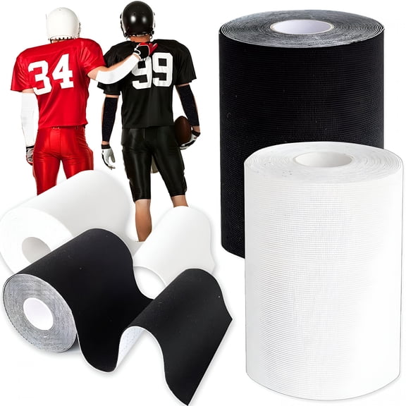 BESTSKY High-performance Protective Extra Wide Football Turf Tape - Advanced Arm and Elbow Turf Burn Prevention - Ultra Sticky Athletic Arm Tape For Enhanced Protection - 2 Rolls of 10.9