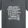 thumbnail image 4 of Inktastic Epilepsy Awareness Walk Shirt Youth T-Shirt, 4 of 5