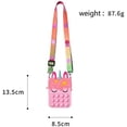 thumbnail image 1 of Monedero HUOGUO Pop Unicorn, moderno regalo para niñas con correa, 1 of 5