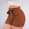 thumbnail image 3 of Short Mujer Tiro Alto Ajustable Stretch Excelente Calidad, 3 of 5