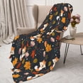 thumbnail image 3 of Gaeub Autumn Fox Print Flannel Throw Blanket, Home Fleece Throw Blanket for Couch or Bed,Decorative Blankets,Lightweight Fuzzy Flannel Blanket-50"x40", 3 of 6