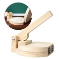 thumbnail image 4 of Wooden Tortilla Paste Press Manual Dumpling Pressing Tool Presser Pizza Maker Baking Round, 4 of 9