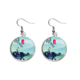 thumbnail image 1 of Excited Insects Twenty Four Solar Term Ear Dangle Silver Drop Earring Jewelry Woman, 1 of 3