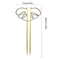 thumbnail image 3 of Plant Clips, Monstera Shaped Plant Support Reusable Sturdy Alloy Plant Stem Support Holder Plant Retaining Support for Indoor and Outdoor Plants Including Flowers Herbs and Vegetables, Rattan Clip, 3 of 7