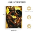thumbnail image 2 of ONETECH  African American Canvas Wall Art, King and Queen Crowns Canvas Print, Black Art Paintings for Wall Decor, African Lovers Women&amp;Man Bedroom Picture Framed Artwork for Room Decor, 2 of 5