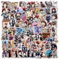 thumbnail image 1 of 100pcs One Pcs Stickers Pack For Laptop,nami Zoro Ace Luffy Chopper One Pcs Anime Graffiti Waterproof Vinyl Stickers For Teens Adults Diy Laptop Water, 1 of 4
