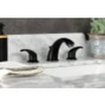 thumbnail image 3 of Kingston Brass KB6960LL Legacy Widespread Bathroom Faucet, Matte Black, 3 of 5
