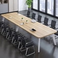thumbnail image 4 of Executive Luxury Office Desk Conference Modern Secretary Supplies Computer Desks Metal European Mesa Escritorio Modern Furniture My Lux Decor Round, 4 of 19