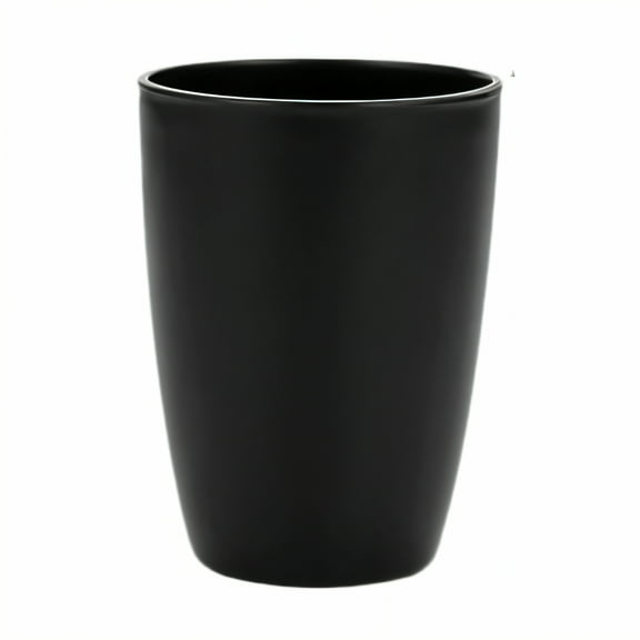 ACDANC 4Pcs Drinking Cups,Thick Practical Material Water Cups,Black Elegant Texture Cups for Kitchen