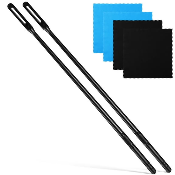 Flute Clean Swabs 2 Pcs Cleaning Kit Instrument School Flutes Cleaner Case Rods