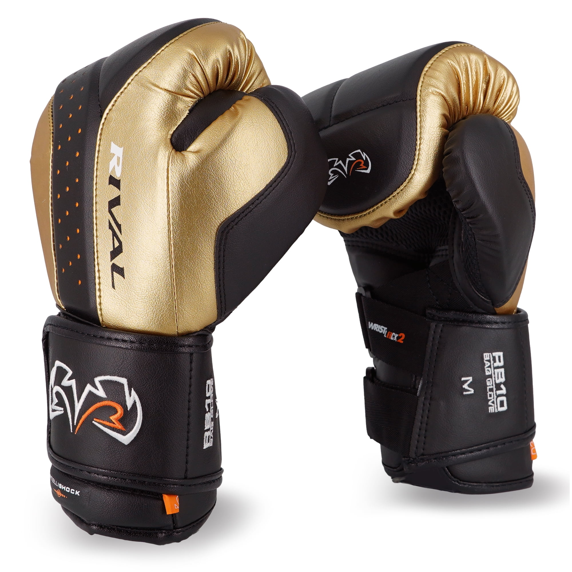 RIVAL RB50 Mサイズ 革製ボクシンググローブ RB50 Intelli-Shock Compact Bag Gloves – Rival Boxing Gear USA
