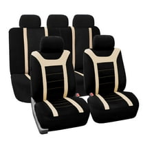 FH Group Striped Universal Sport Seat Covers Fit For Car Truck SUV Van - Full Set