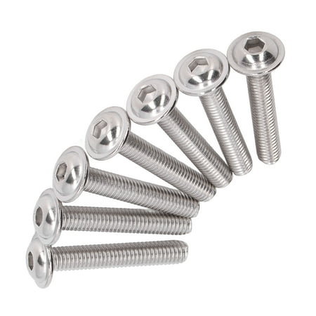 

Flanged Button Head Screws Wider Bearing A2-70 Stainless Steel Firm Flanged Perfect Look Corrosion Resistance For Construction