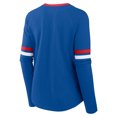 thumbnail image 3 of Women's Fanatics Royal Chicago Cubs Won & Done Raglan Lace-Up Long Sleeve T-Shirt, 3 of 3