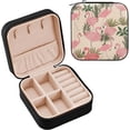 thumbnail image 2 of SKYSONIC Cactus & Flamingo Leather Jewelry Box,Portable Mini Jewelry Case Traveling Jewelry Organizer for Rings Necklaces Bracelets Earrings, 2 of 7
