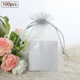 thumbnail image 1 of Home Textile Storage Clearance 100 Pack Beautiful Colorful Organza Gift And Favour Bags 9Cm X 12Cm, Home Textile Home Textile Storage, 1 of 2