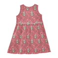 thumbnail image 3 of Girls Dress Christmas Snow Scene Sleeveless Dress for Girls Hem A-Line Casual Sundress, 3 of 7