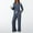 Blue, variant on Nightgowns for Women Long Sleeve Knit 2 Piece Loungewear Set Turtleneck Sweater With Solid Color Pants Relaxed Fit Matching Suits for Fall Casual & Home Wear L Size Pajamas for Women Set