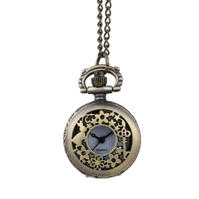 EGNMCR Men and Women Couple Pocket Watch Retro Quartz Hanging Table Commemorative Table pocket watch