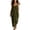 Army Green, variant on Tqcoqu Womens Washed Linen Sleeveless Maxi Dress,U Neck Loose Maxi Dress with Large Pockets,Army Green Women's S-XXXL