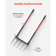thumbnail image 6 of KFFKFF 5-Tine Broad Fork with Dual Fiberglass Handles, Durable Garden Tool with Ergonomic U-Shaped Design, Ideal for Soil Aeration, Composting, and Transplanting, 6 of 9