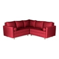 thumbnail image 2 of Sala Esquinera de Lino Rojo Makora Modelo Cerati, 2 of 8